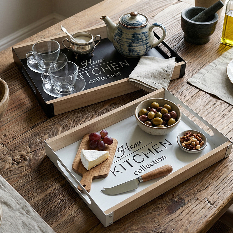 Food Platter Snacks - Metalowa taca śniadaniowa w stylu nordyckim
