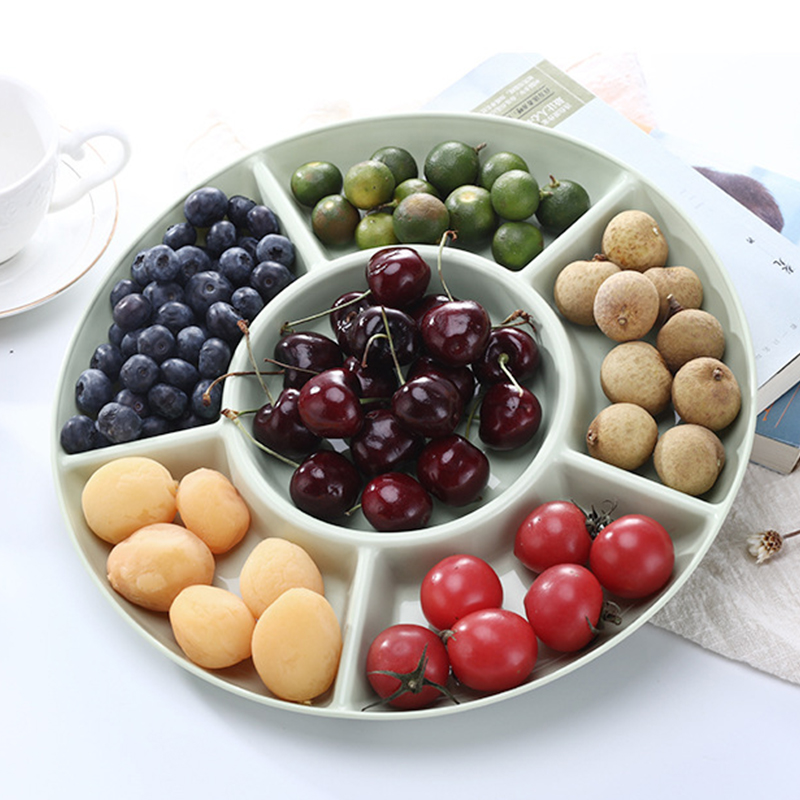 Food Platter Snacks - 6-komorowa taca do przechowywania żywności Talerz