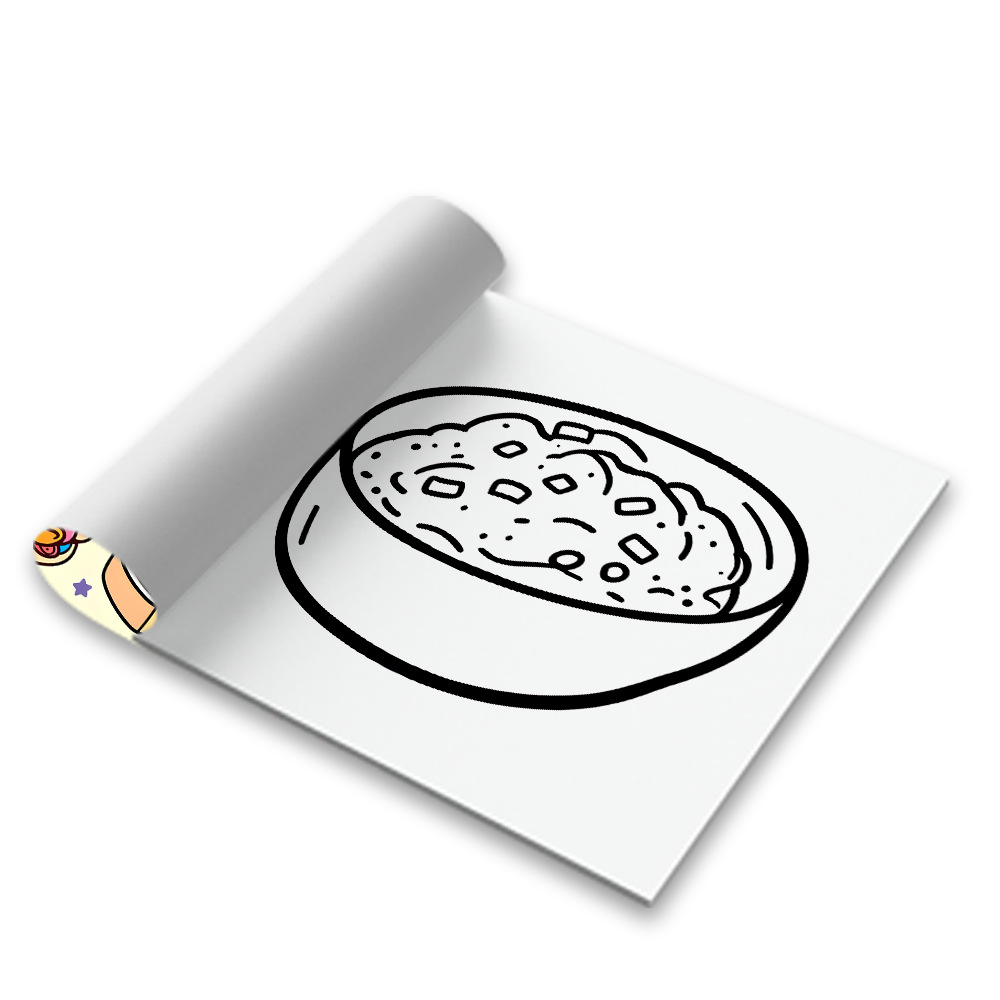 Food Snacks Coloring Book - Książeczka do kolorowania dla dzieci: Jedzenie,