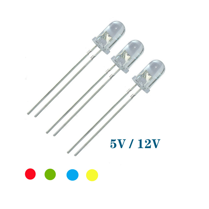 5V 12v LED 5mm 3mm koralik SMD – Yellow Food Snacks recenzja i cena