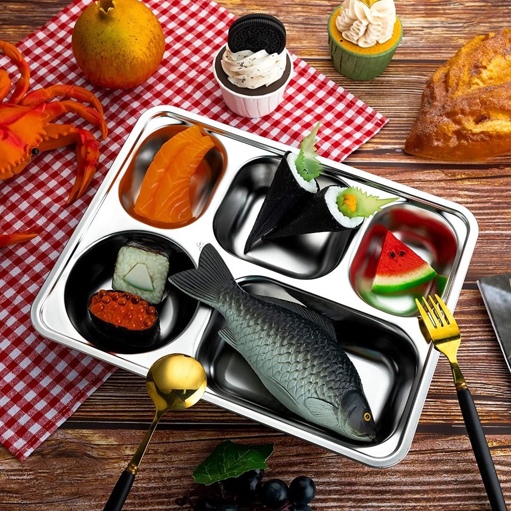 Talerze obiadowe ze stali nier – Food Platter Snacks recenzja i cena