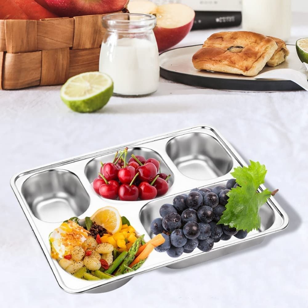 Talerze obiadowe ze stali nier – Food Platter Snacks recenzja i cena