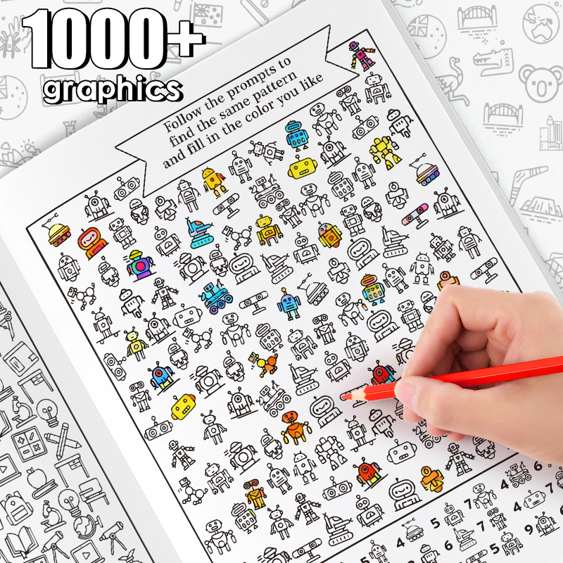 Interaktywna książka z ukrytym – Food Snacks Coloring Book recenzja i cena