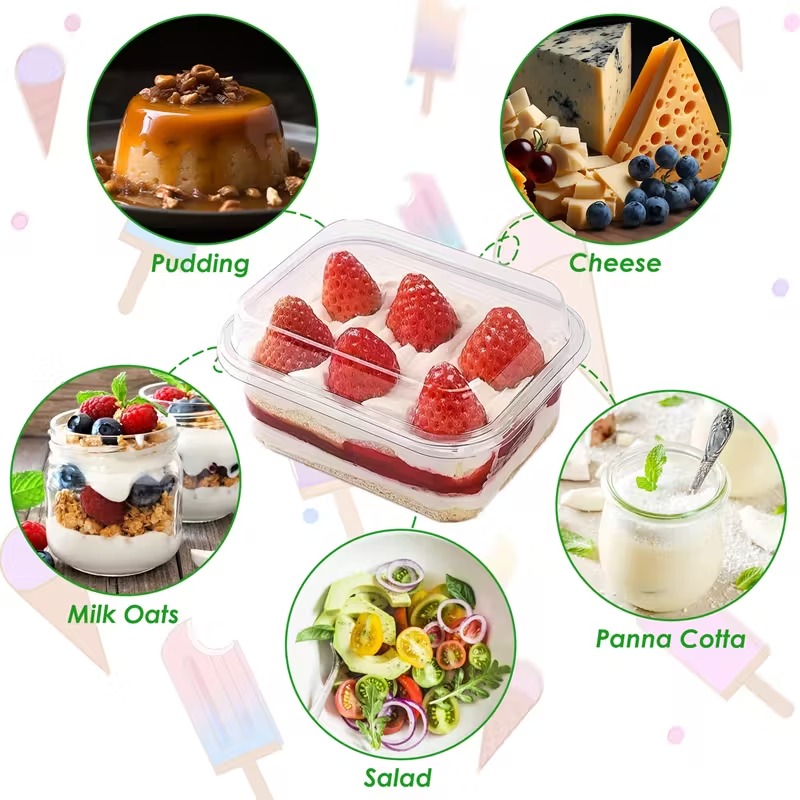 10/20 SZT. Jednorazowe Kwadrat – Food Snacks Packaging recenzja i cena